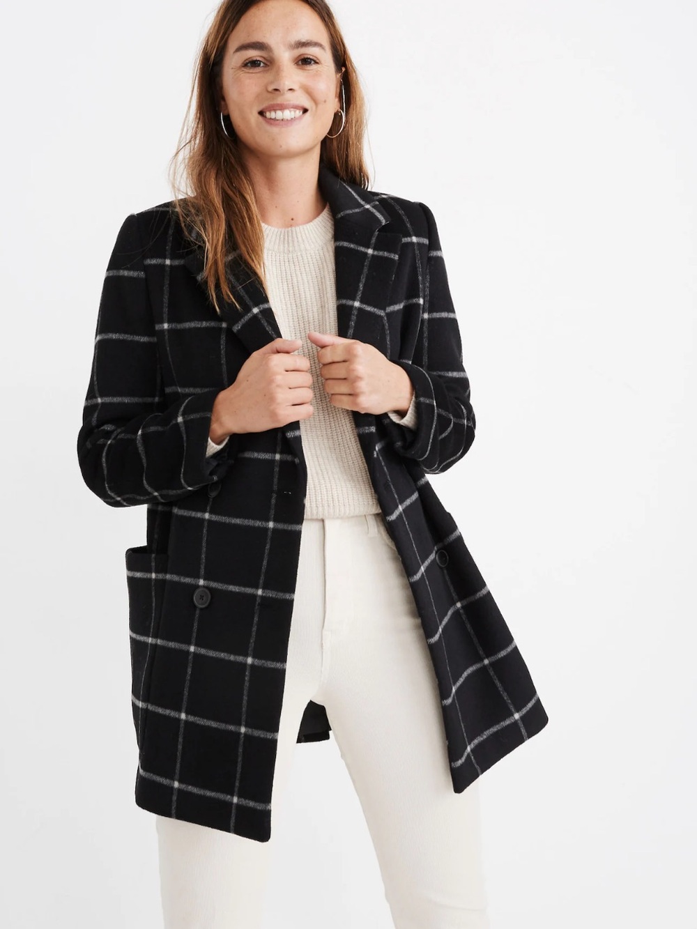NWT Madewell Double Breasted Blazer Style Coat